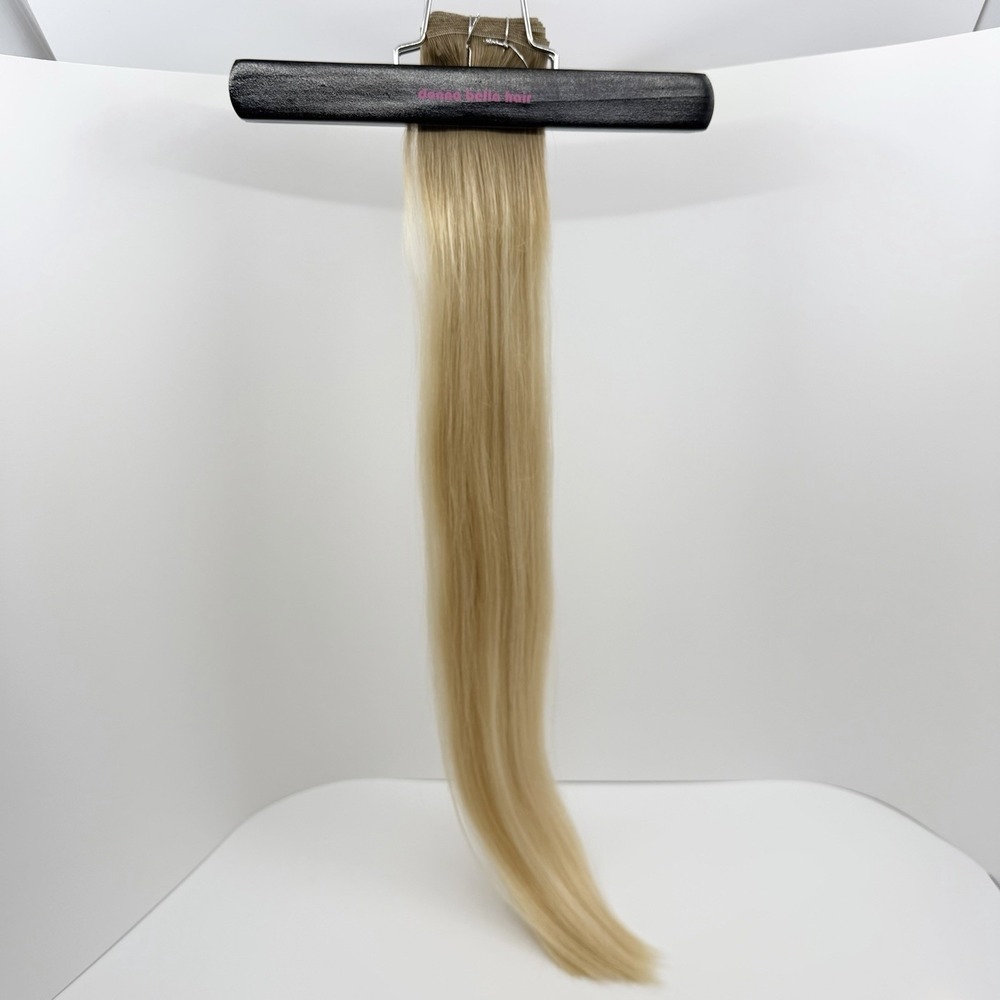 Donna Bella Hybrid Weft Extension Half Pack 22" #7N-10N Rooted NEW Remy Hair